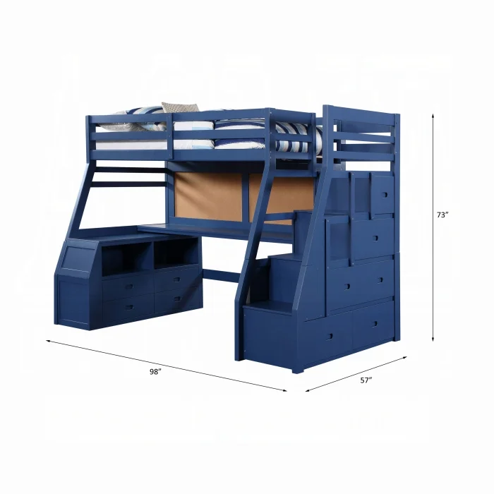 Jason II Twin Loft Bed W/Storage - Image 6