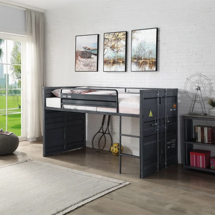 Cargo Twin Loft Bed W/Slide - Image 7