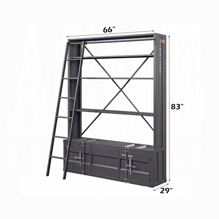 Cargo Bookcase W/Ladder - Image 7
