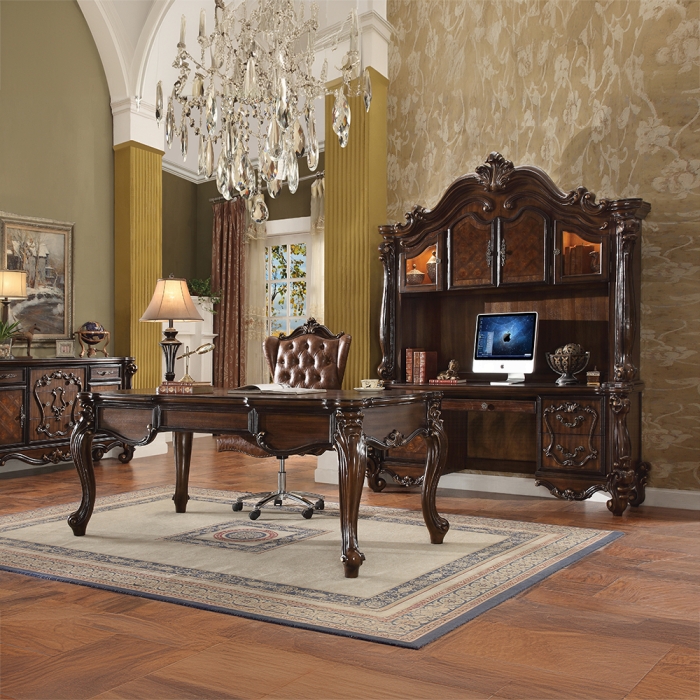 Versailles Executive Computer Desk W/Hutch - Image 3