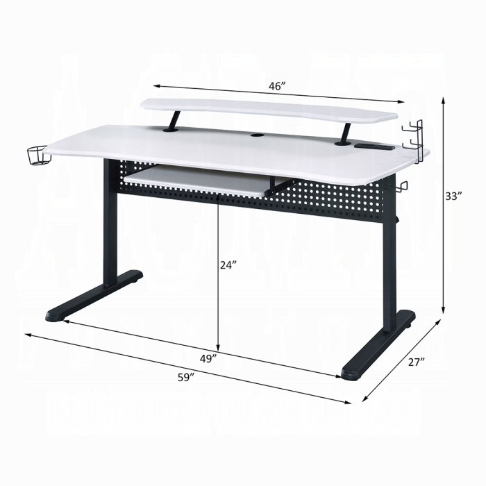 Vildre Gaming Desk W/USB - Image 8