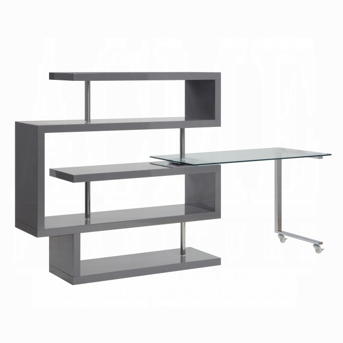 Buck II Writing Desk W/Bookshelf - Image 2