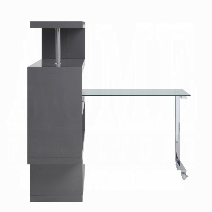 Buck II Writing Desk W/Bookshelf - Image 3