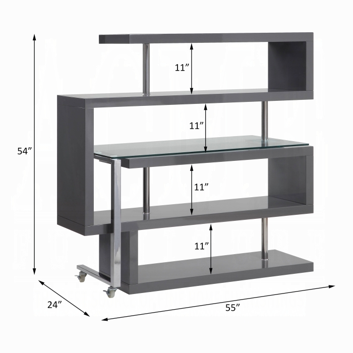 Buck II Writing Desk W/Bookshelf - Image 9