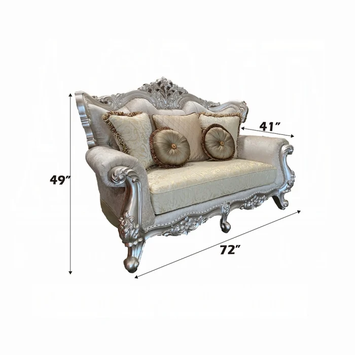 Bently Loveseat W/5 Pillows(Same Lv01580) - Image 2