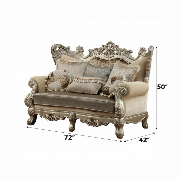 Ranita Loveseat W/6 Pillows - Image 5