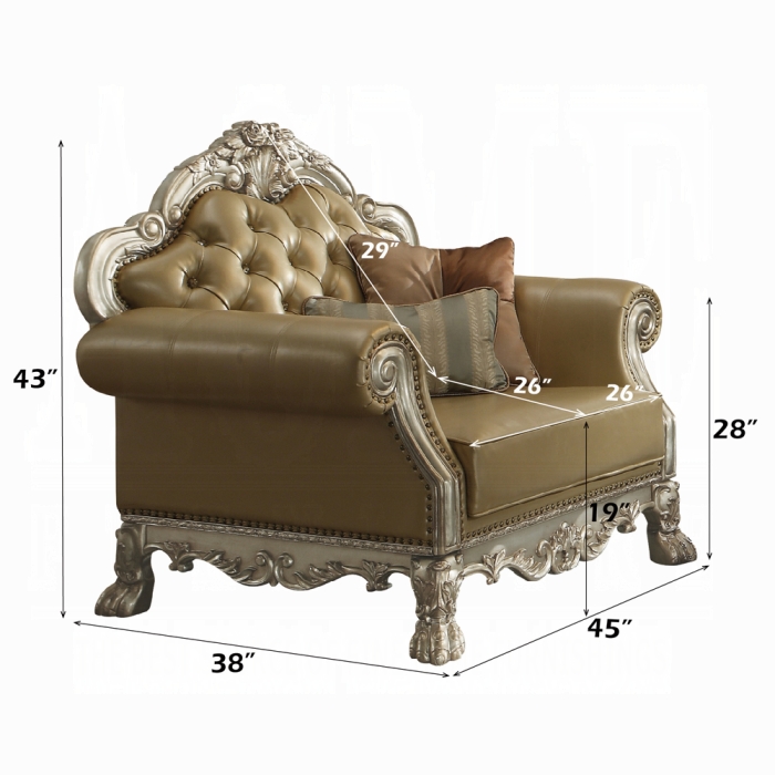 Dresden Chair W/2 Pillows - Image 4