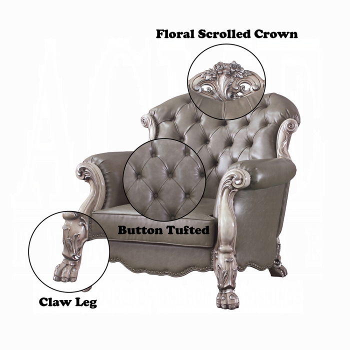 Dresden Chair W/Pillow - Image 6