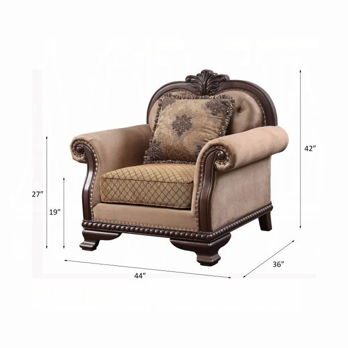 Chateau De Ville Chair W/Pillow(Same LV01590) - Image 8