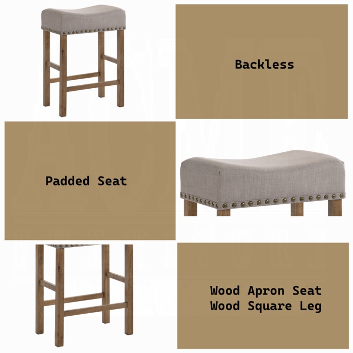 Martha II Counter Height Stool (Set-2) - Image 7