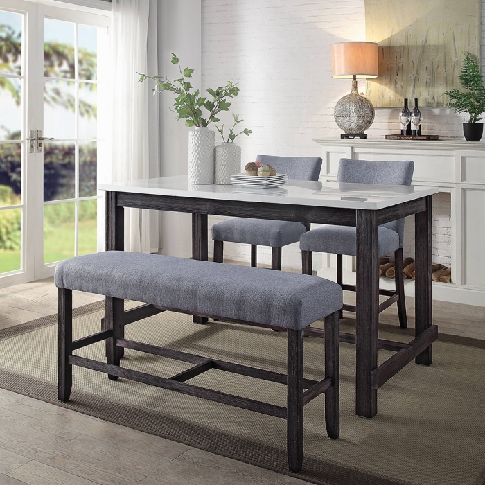 Yelena Counter Height Table W/Marble Top - Image 6