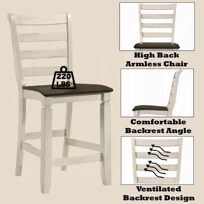 Tasnim Counter Height Chair (Set-2) - Image 9