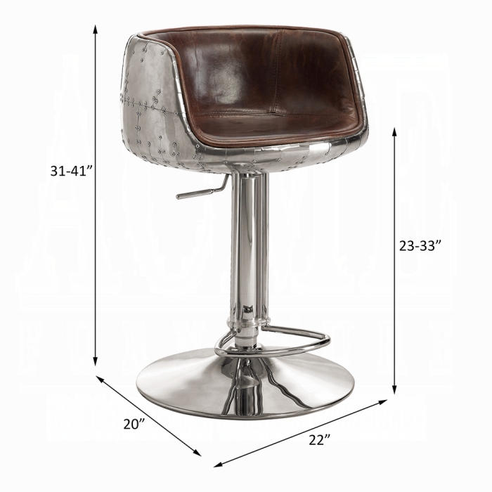 Brancaster Adjustable Stool W/Swivel - Image 9