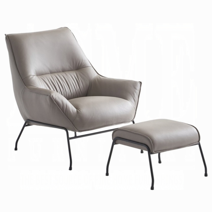 Jabel Accent Chair & Ottoman - Image 2