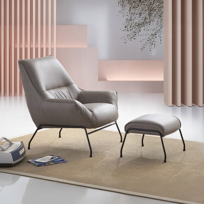 Jabel Accent Chair & Ottoman - Image 6