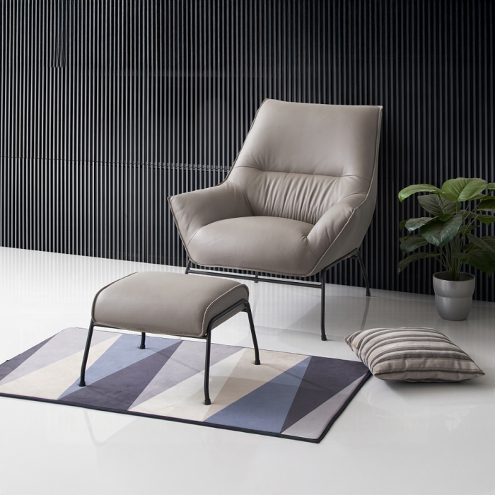 Jabel Accent Chair & Ottoman - Image 7