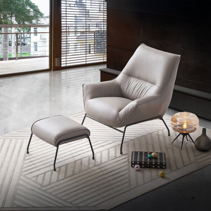 Jabel Accent Chair & Ottoman - Image 10