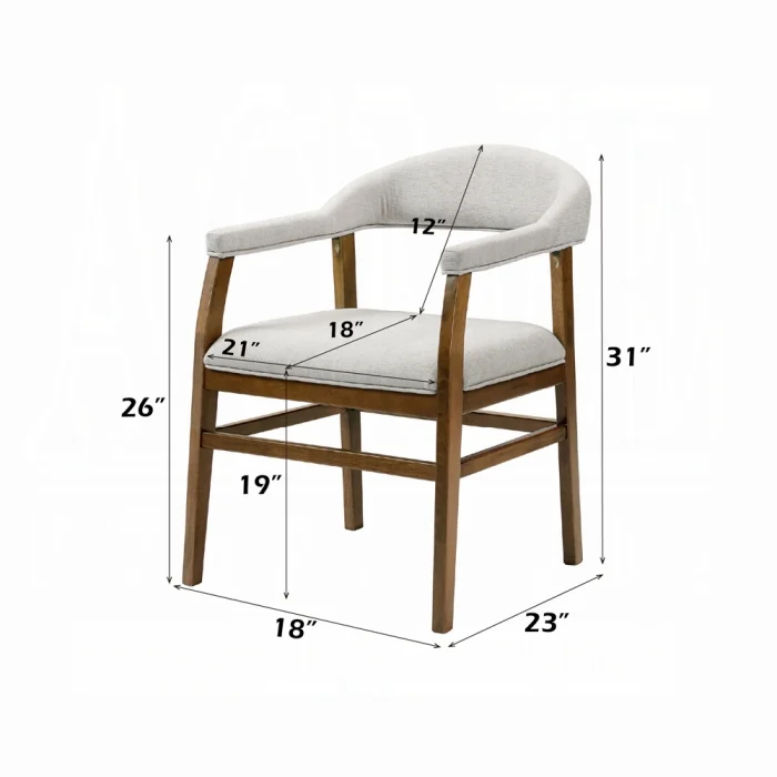 Darcy Arm Chair (Set-2) - Image 7