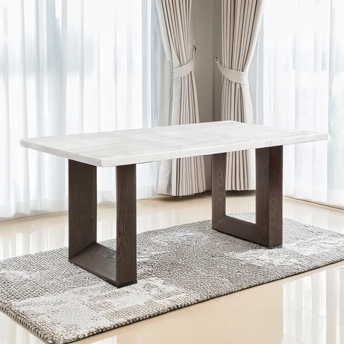 Edwyn Dining Table w/Marble Top - Image 6