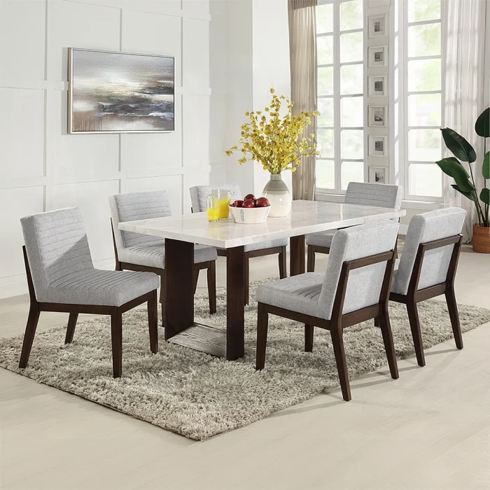 Edwyn Dining Table w/Marble Top - Image 2