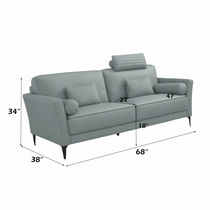Tussio Loveseat W/5 Pillows - Image 3