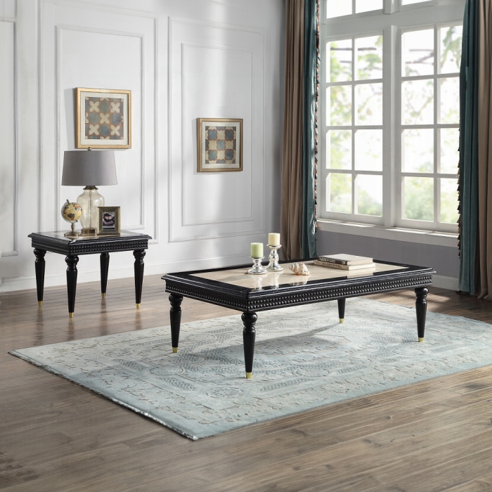 Tayden End Table W/Marble Top - Image 5