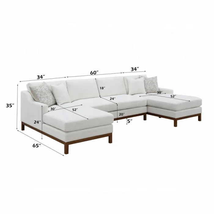 Valiant Sectional Sofa W/4 Pillows - Image 6