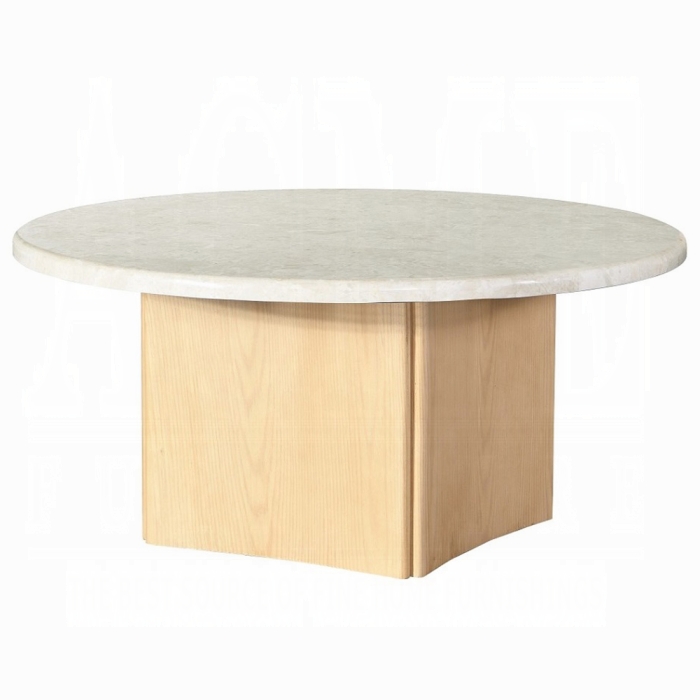 Qwin Coffee Table W/Marble Top - Image 3