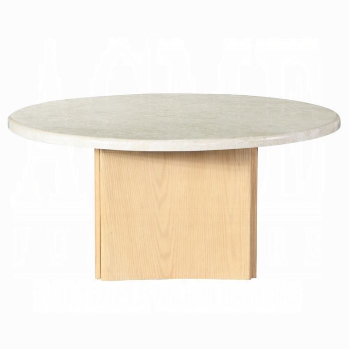 Qwin Coffee Table W/Marble Top - Image 4