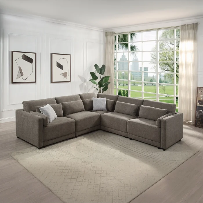 Rylie Modular - Right Facing Chair w/2 Pillows - Image 2