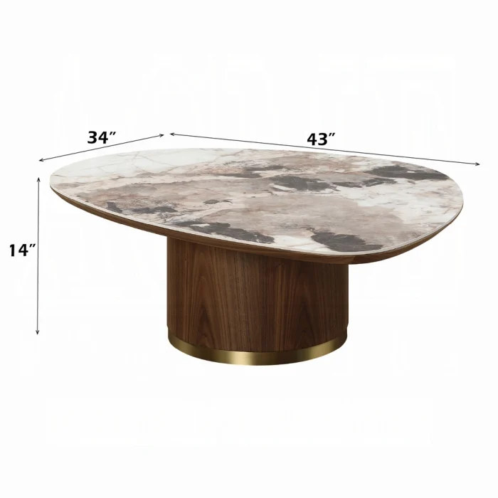 Willene Coffee Table W/Ceramic Top - Image 5