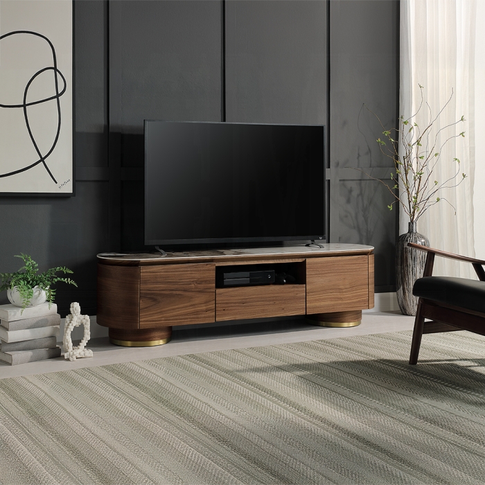 Willene TV Stand w/Ceramic Top - Image 2