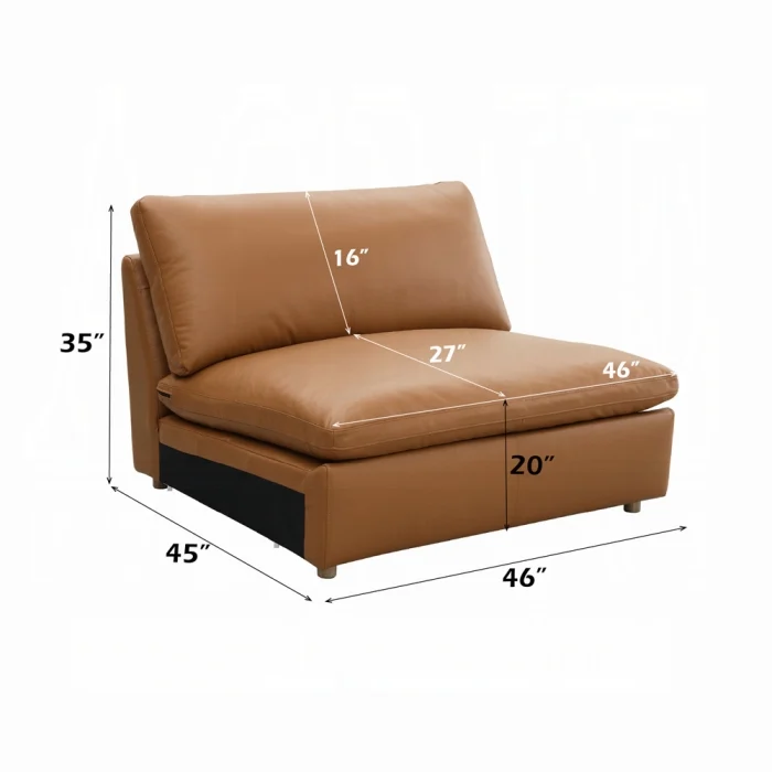Brighton Modular Armless Chair - Image 8