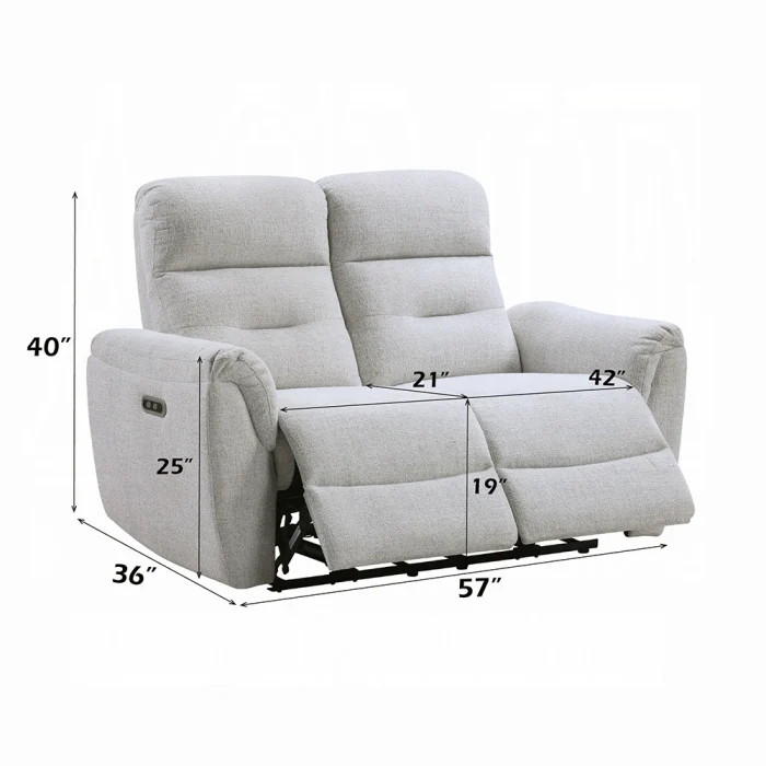 Eastre Power Motion Loveseat w/USB Port - Image 8