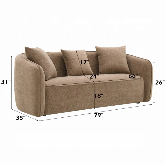 Keith Sofa w/3 Pillows - Image 8