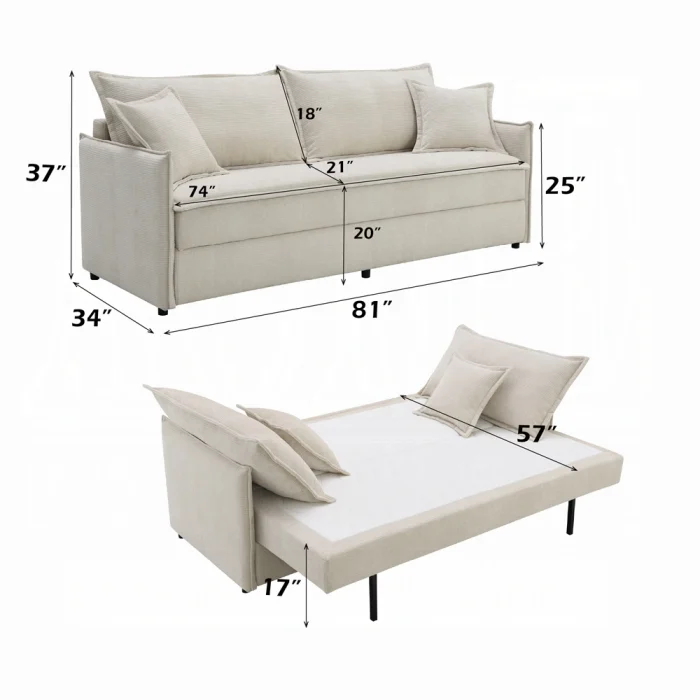 Elisea Sofa w/Sleeper - Image 8