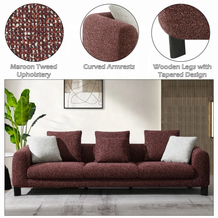 Mardi Sofa w/6 Pillows - Image 9