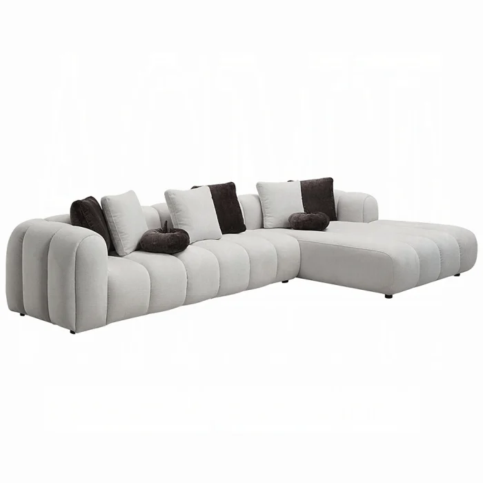 Manilla Sectional Sofa w/8 Pillows - Image 3
