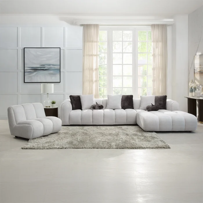 Manilla Sectional Sofa w/8 Pillows - Image 10