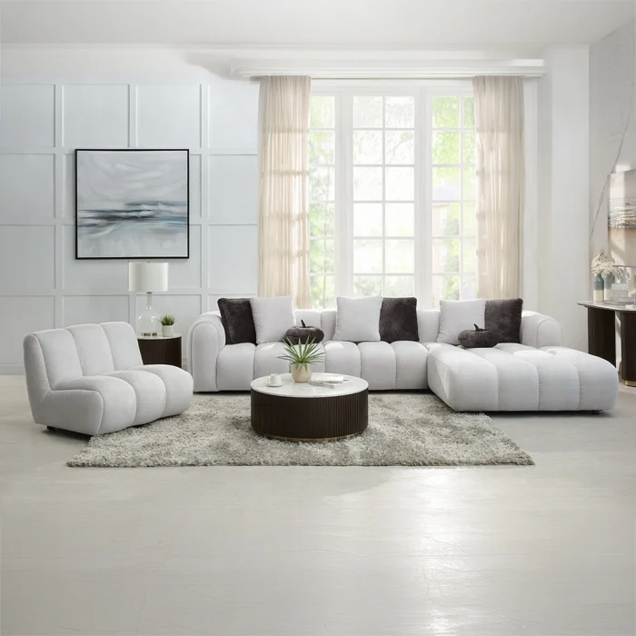 Manilla Sectional Sofa w/8 Pillows - Image 2