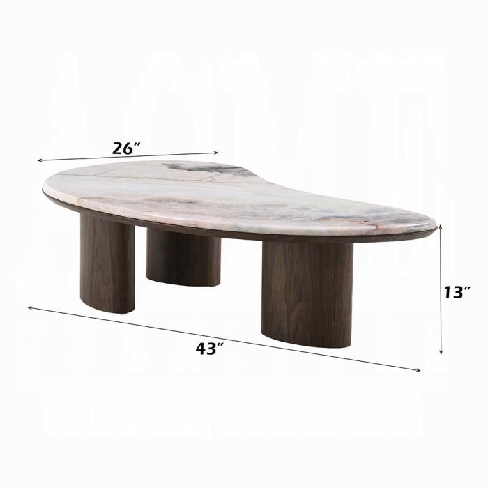 Hanale Coffee Table w/Natural Marble - Image 5