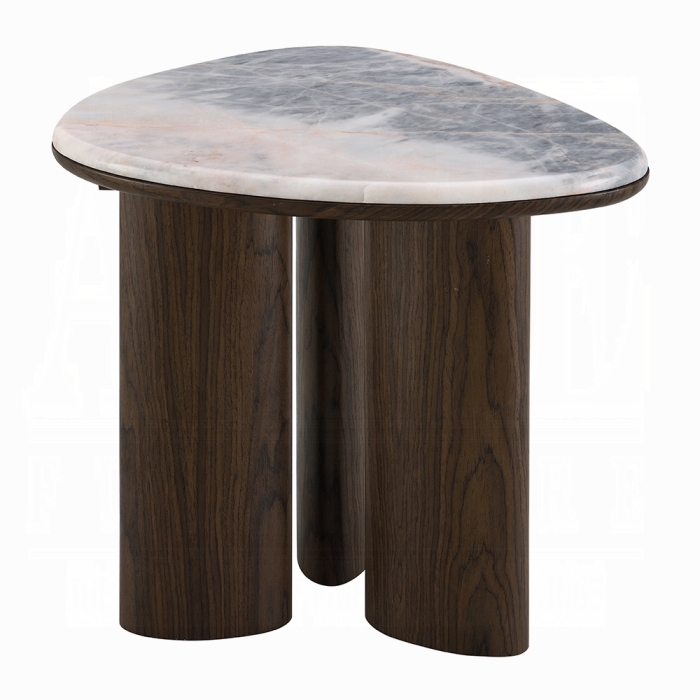 Hanale End Table w/Natural Marble - Image 3