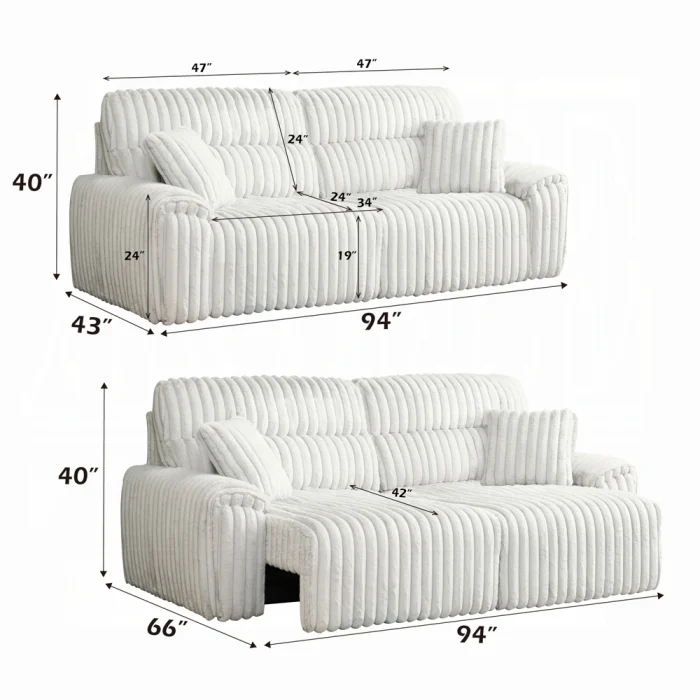 Jaya Power Motion Sofa w/Sleeper & USB Port - Image 16