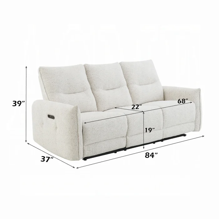 Lalisa Power Motion Sofa w/USB Port - Image 10