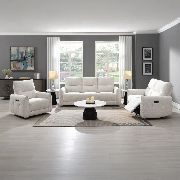 Lalisa Power Motion Loveseat w/USB Port - Image 2