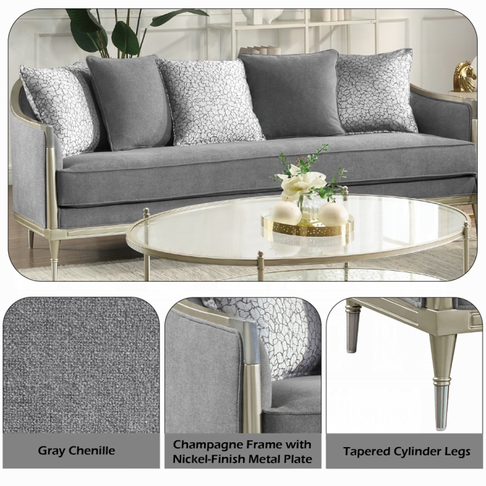 Fernando Sofa w/5 Pillows - Image 8