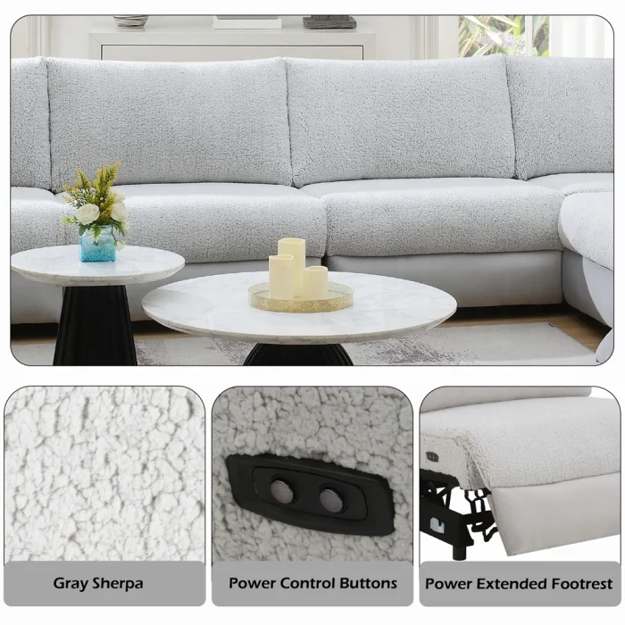 Tarrance Modular Power Armless Recliner - Image 13