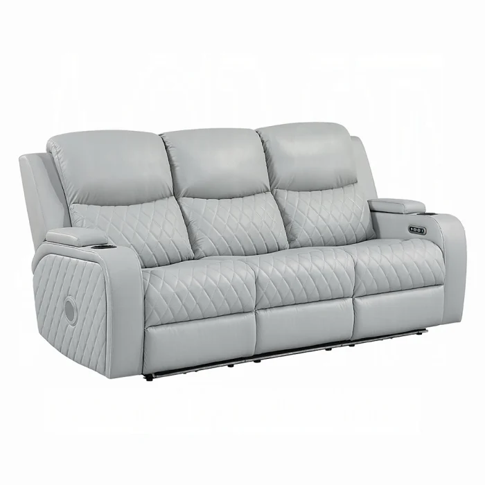 Elonzo Power Motion Sofa w/LED, Power Headrest & Speaker - Image 2