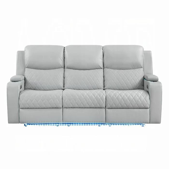Elonzo Power Motion Sofa w/LED, Power Headrest & Speaker - Image 3