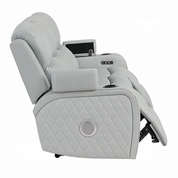 Elonzo Power Motion Sofa w/LED, Power Headrest & Speaker - Image 4